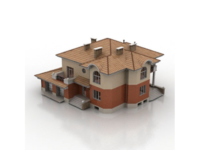 Free House N65 3D model_3 For Architecture 3Ds Max Model Download